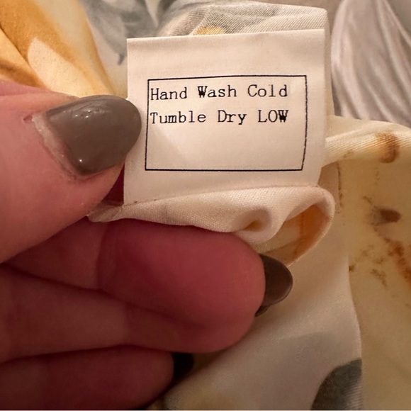 NWT Junk Gypsy QMP Floral Boho Tie Waist Maxi Dress - Picture 10 of 10